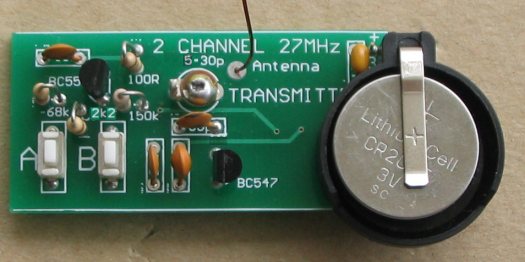 27MHz Transmitter - 2 Channel